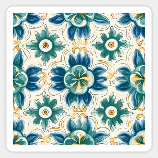 Italian Majolica Tile 23 Sticker